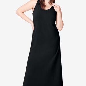 Ellos Women's Sleeveless Knit Maxi Dress